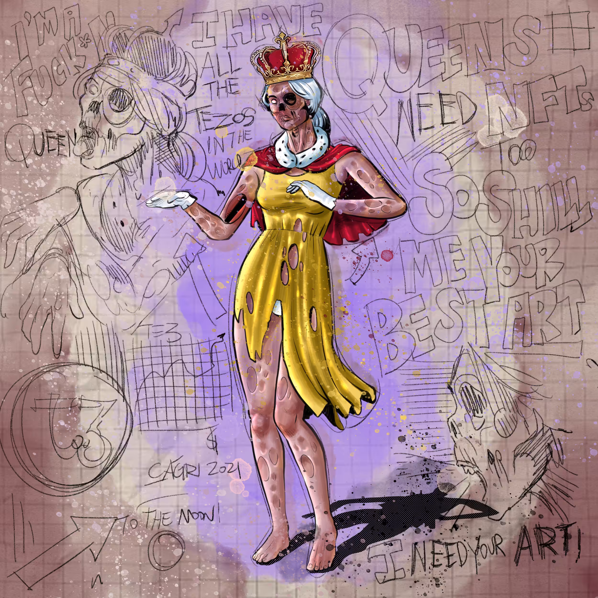 'DANCING ZOMBIES', ANIMATION FRAME #11