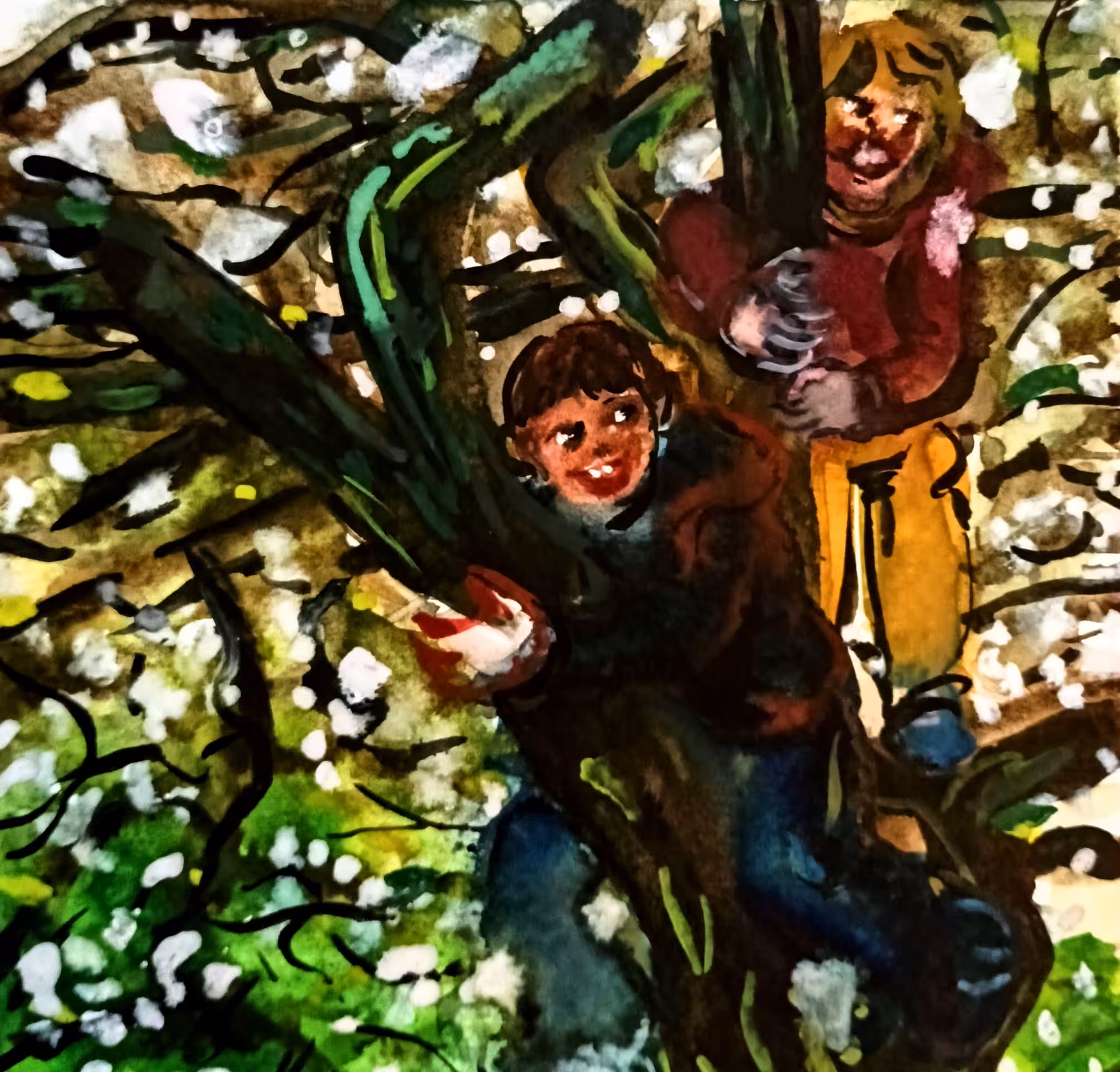 Playing On Tree