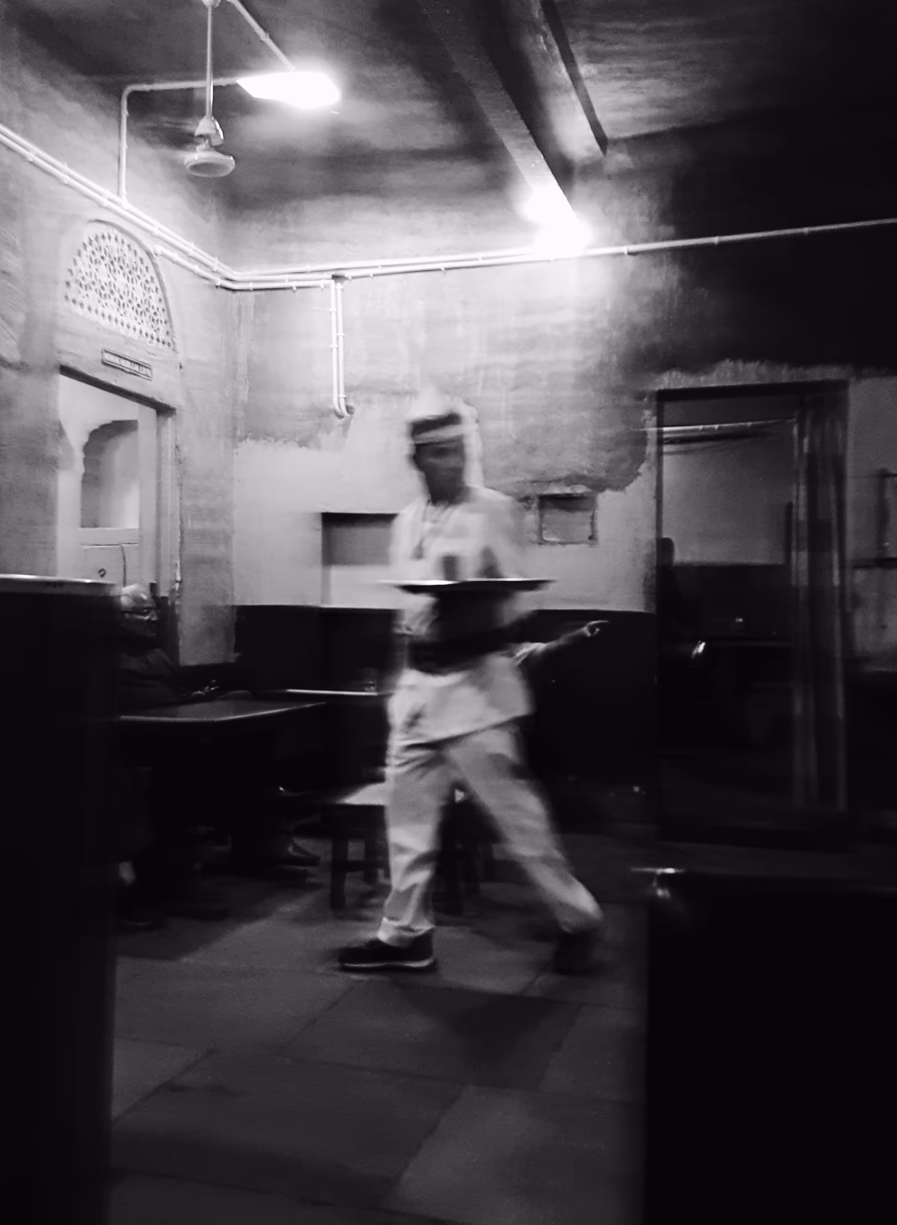 Waiter at Indian Coffee House