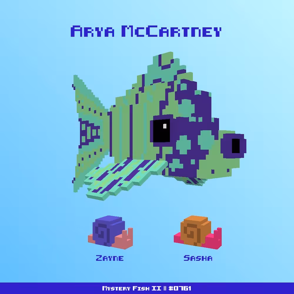 Arya McCartney :: Mystery Fish 0761/1000