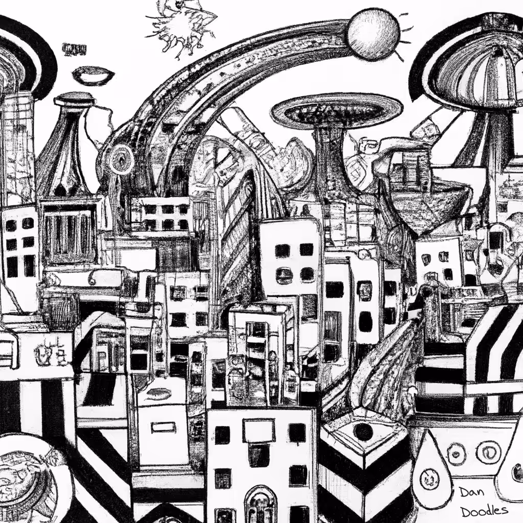 Cityscape Doodle - Urbanzarama City