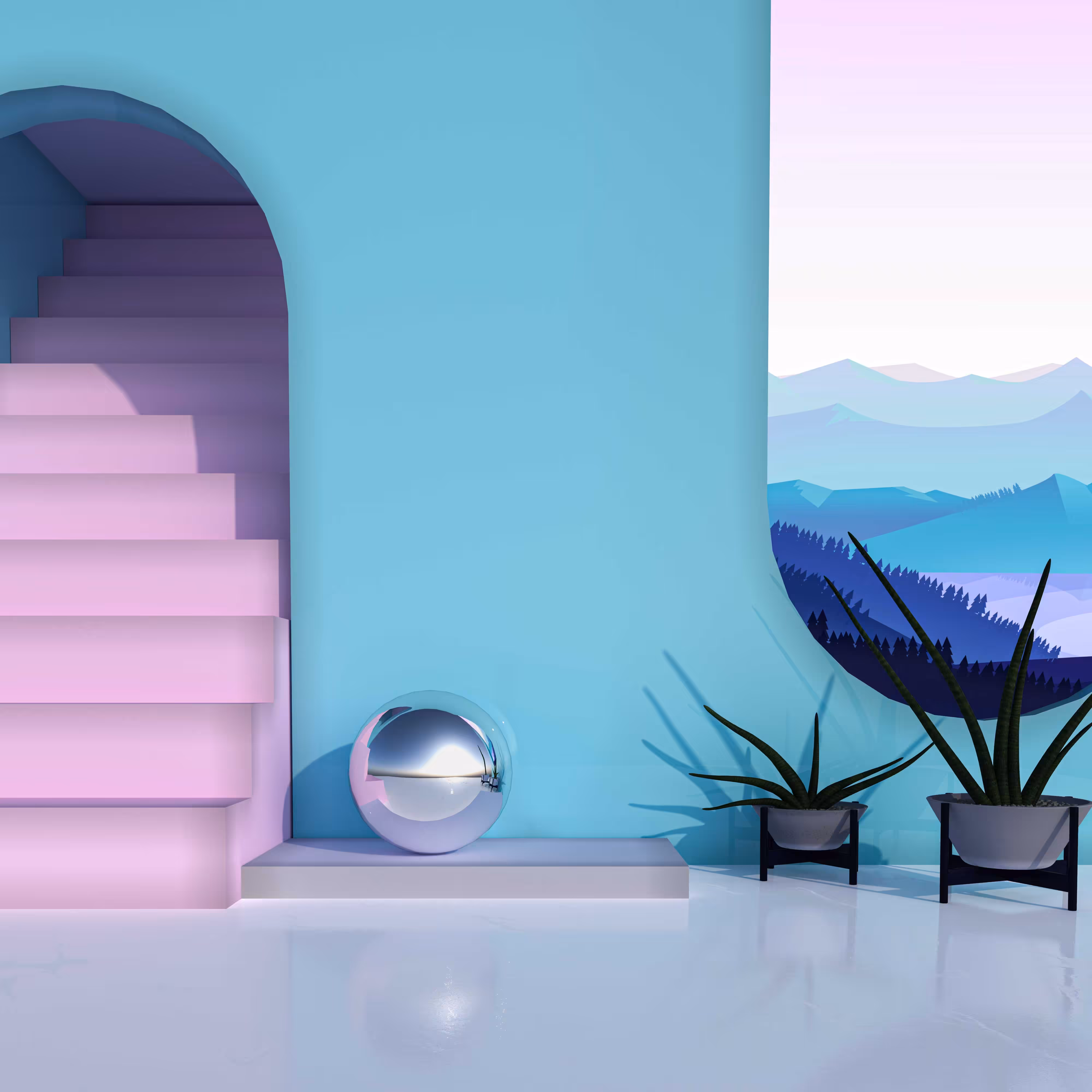 Arch scene enviroment