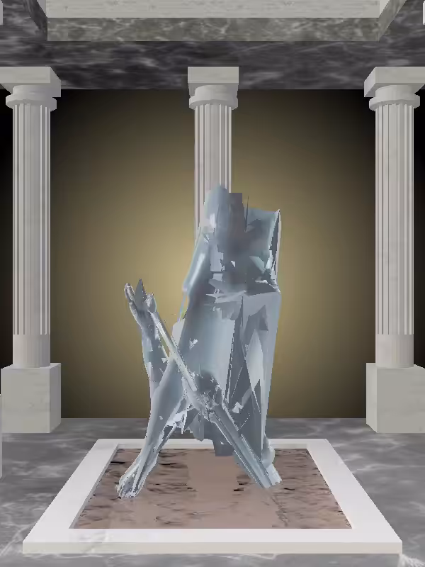HeavenComputer: The Jazzy Shimmery Blue Man #1339