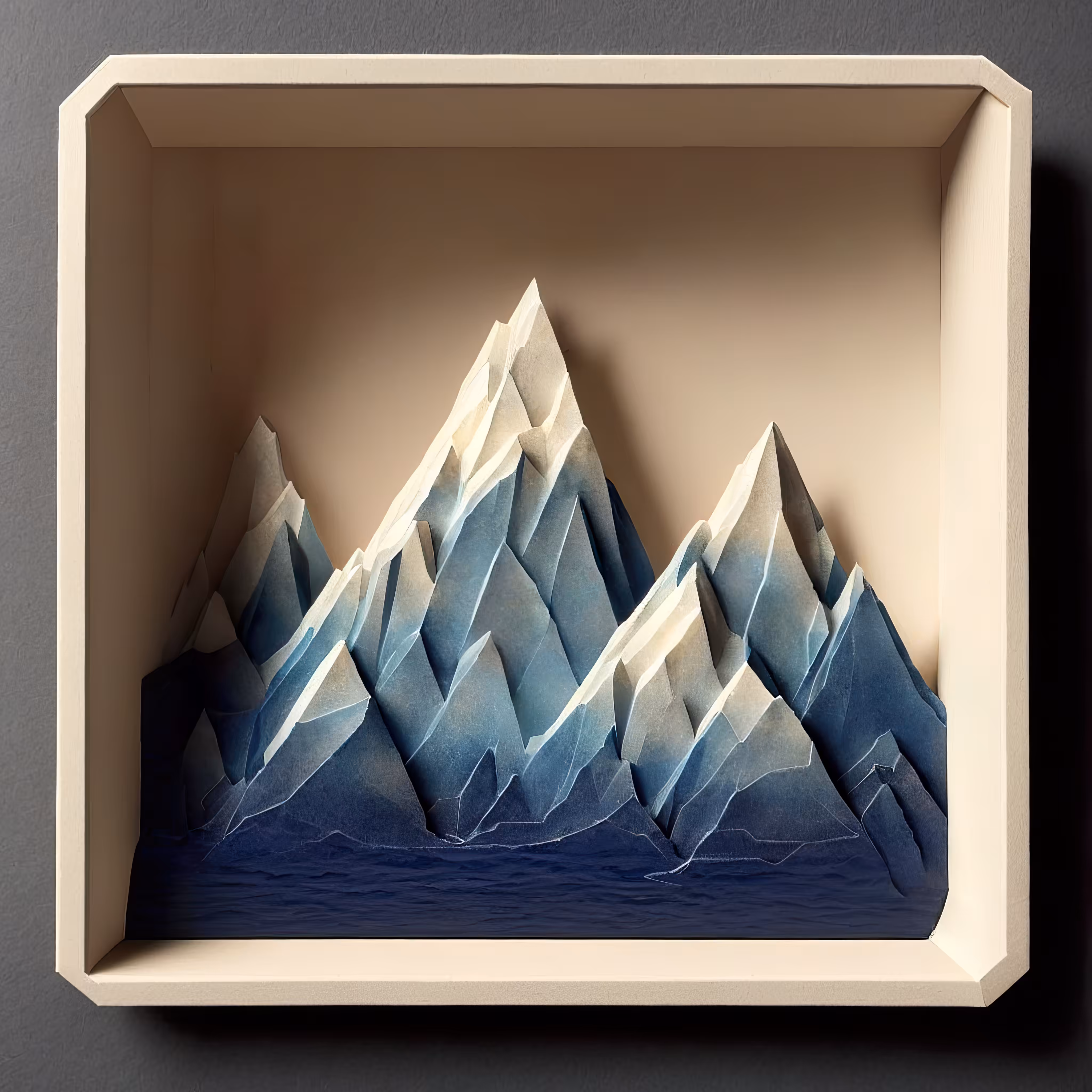 Tiny Framed Mountain #6