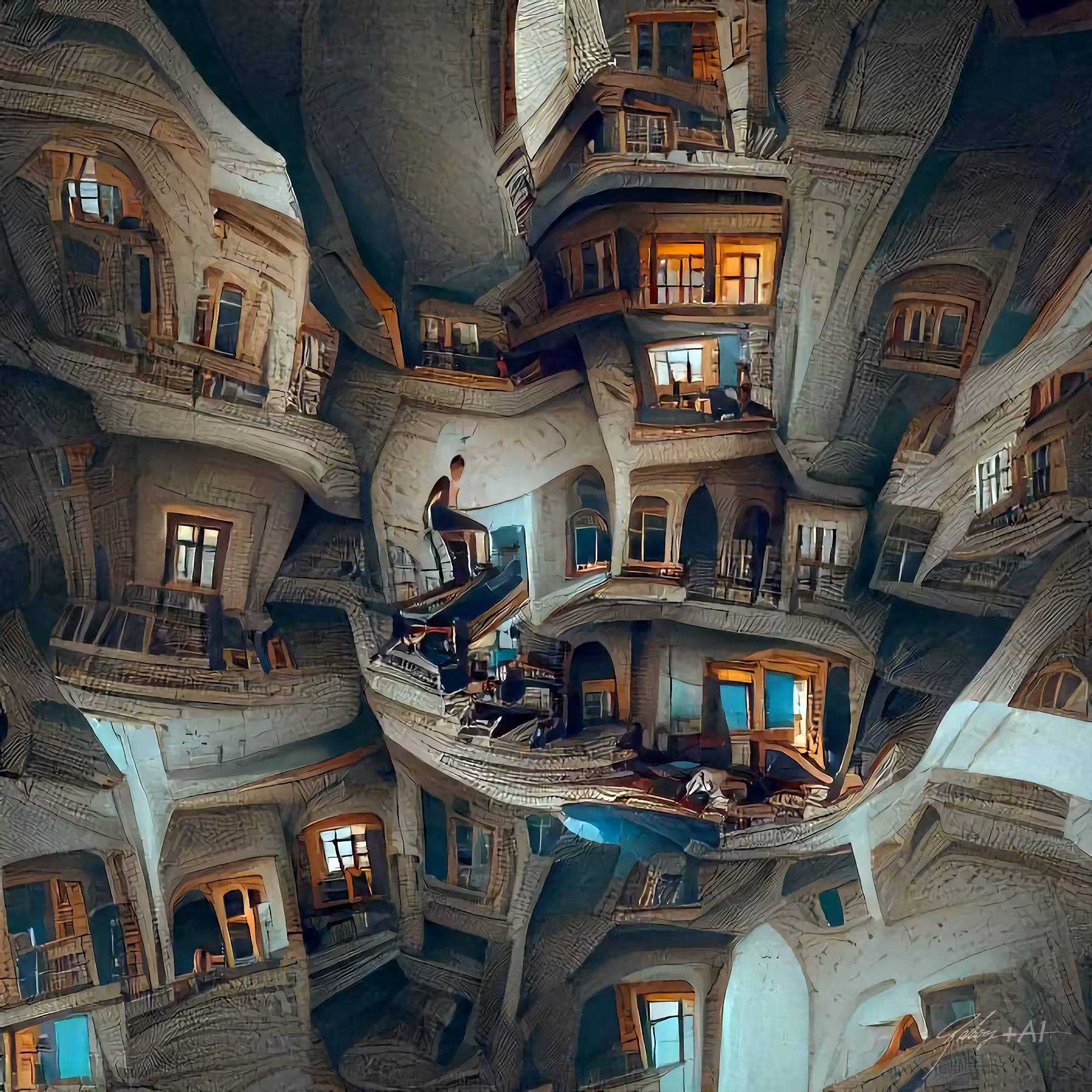 4 dimensional Heliopolis style mansion