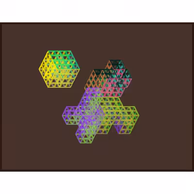 Brutalist Mesh Paintings #24