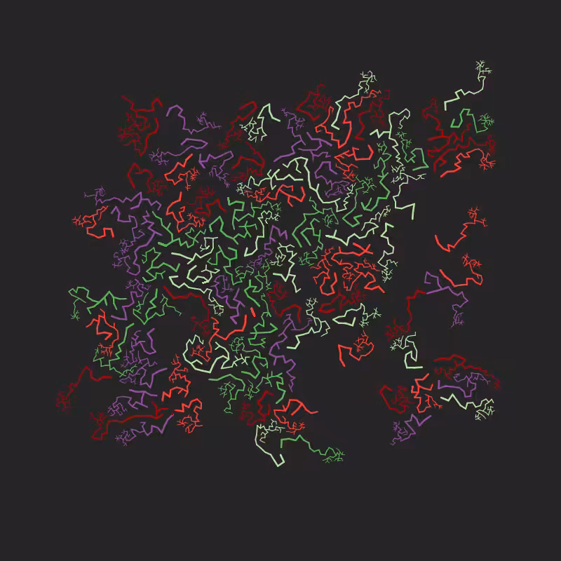 Random circle of Fractals #3