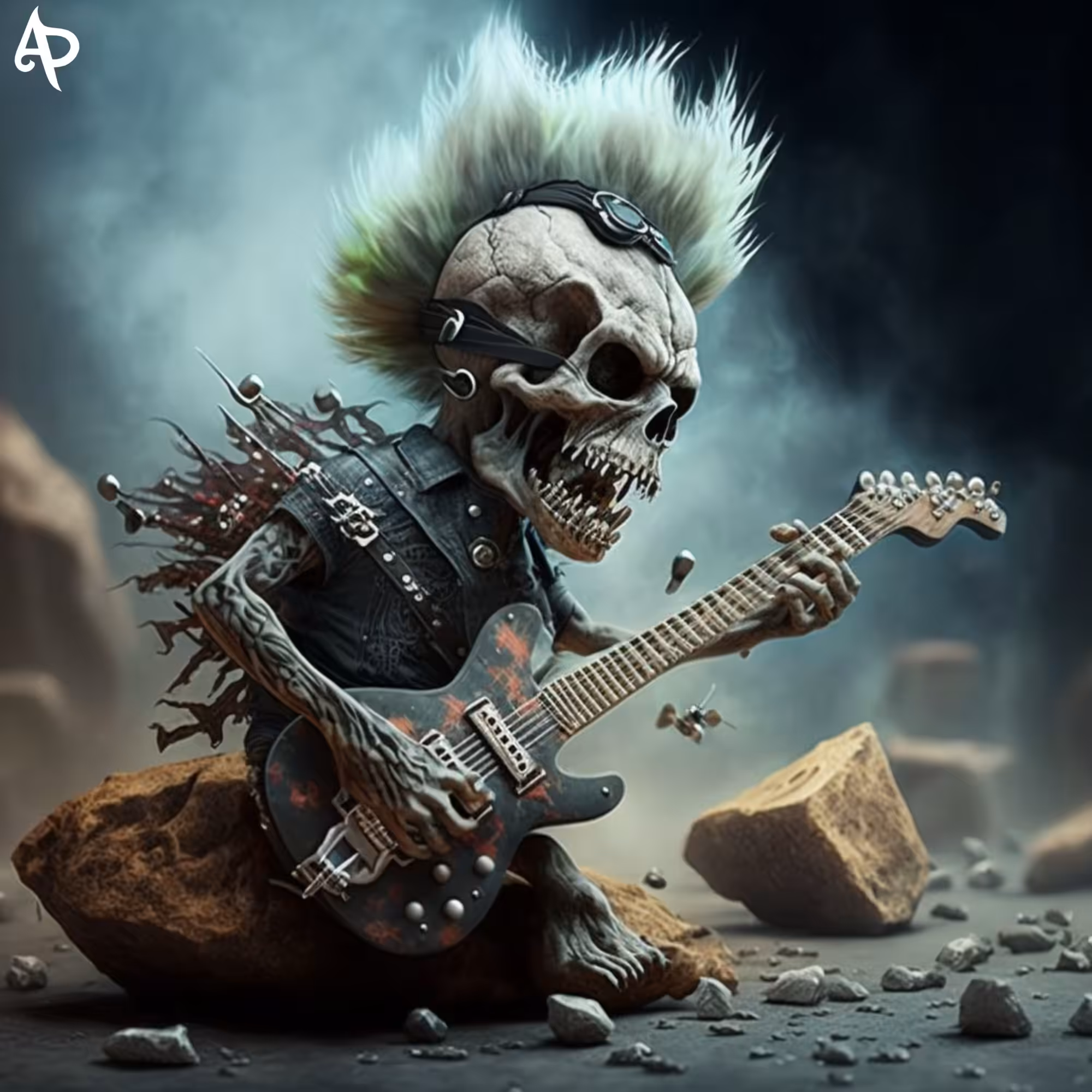 Rock Skull