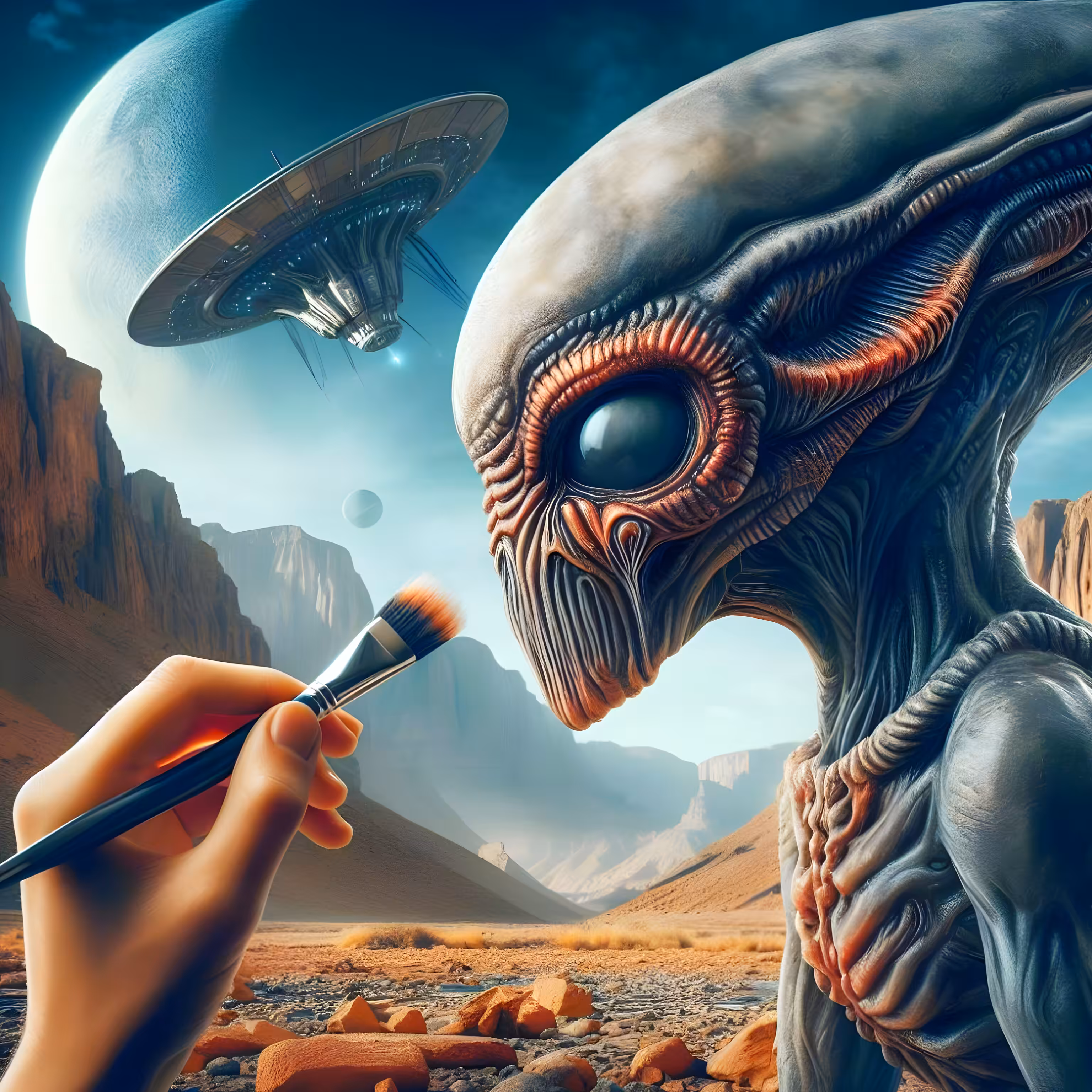 The Painter & Alien