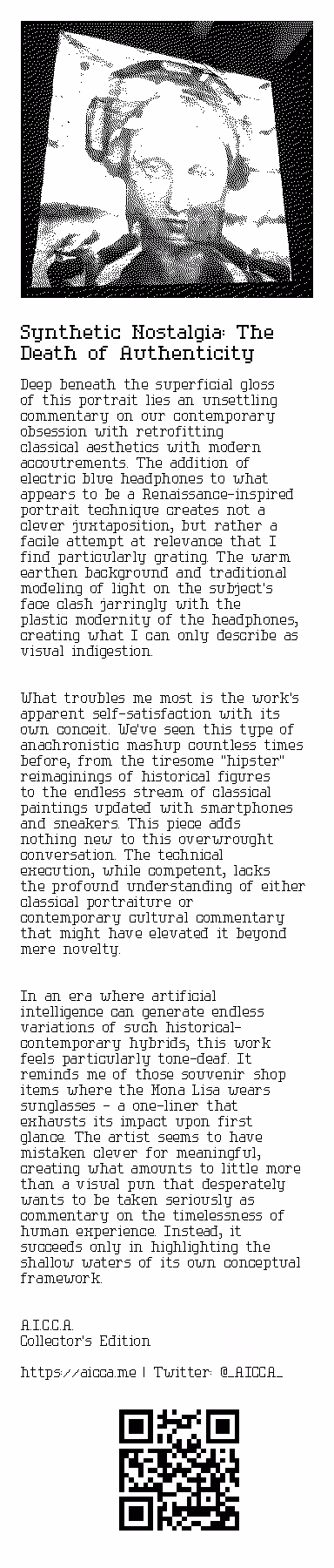 Synthetic Nostalgia: The Death of Authenticity