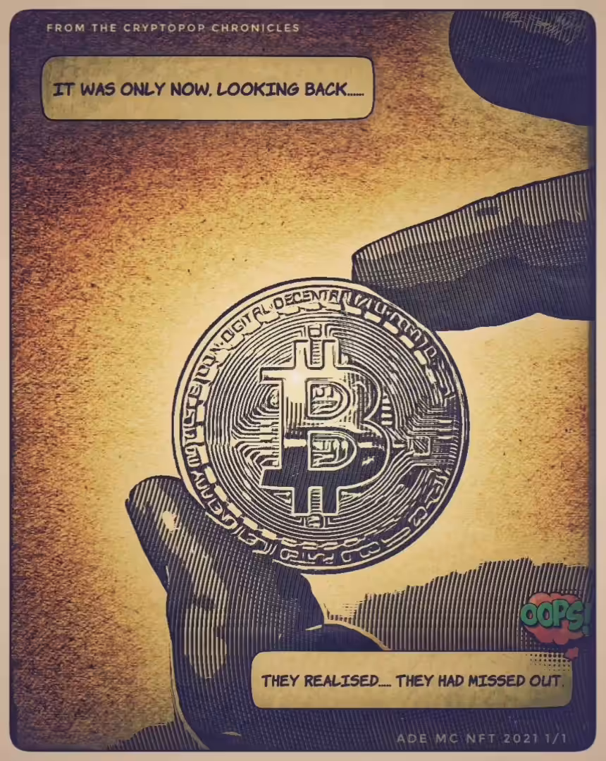 CryptoPop 'Understood' Bitcoin Strong Hand (2021)