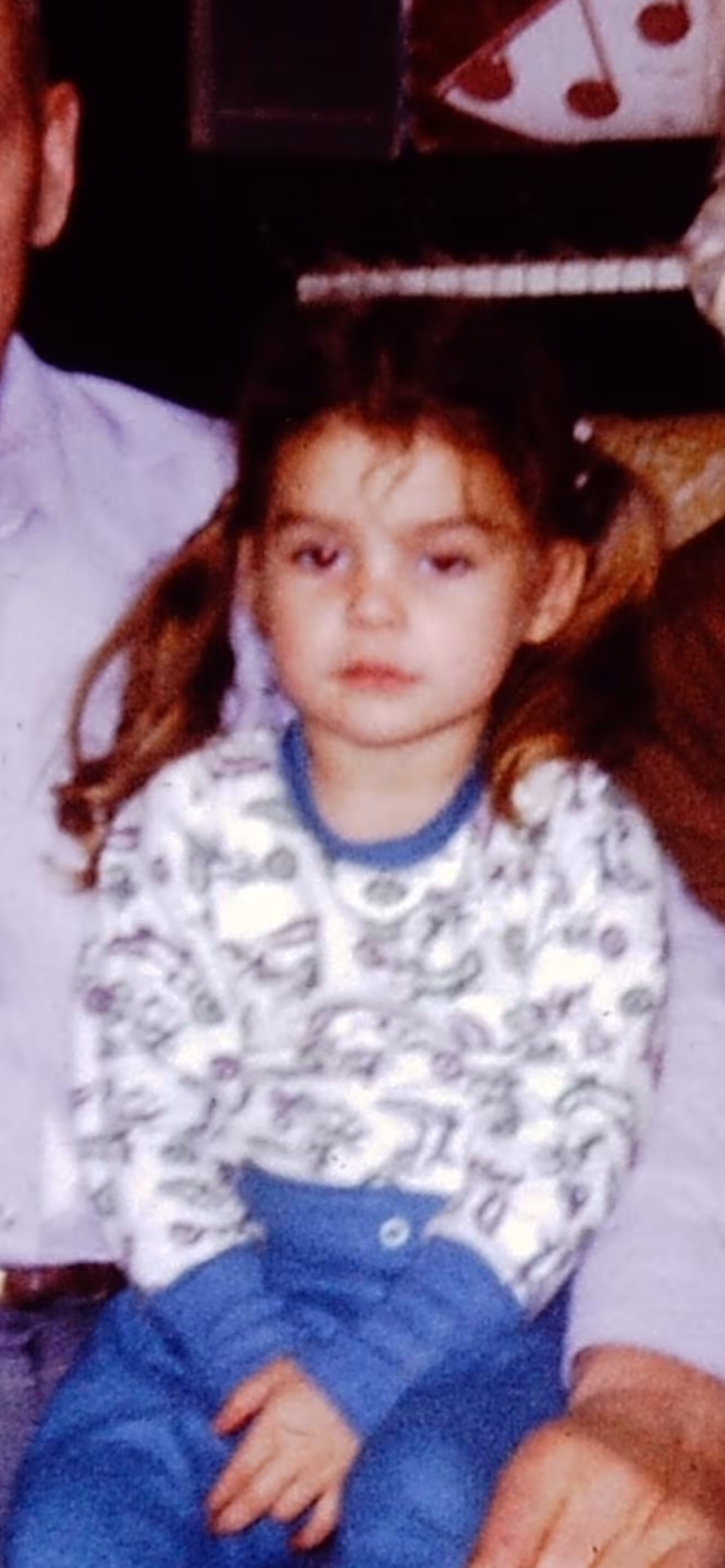 Who is Stellabelle?: Looking pissed off as a child