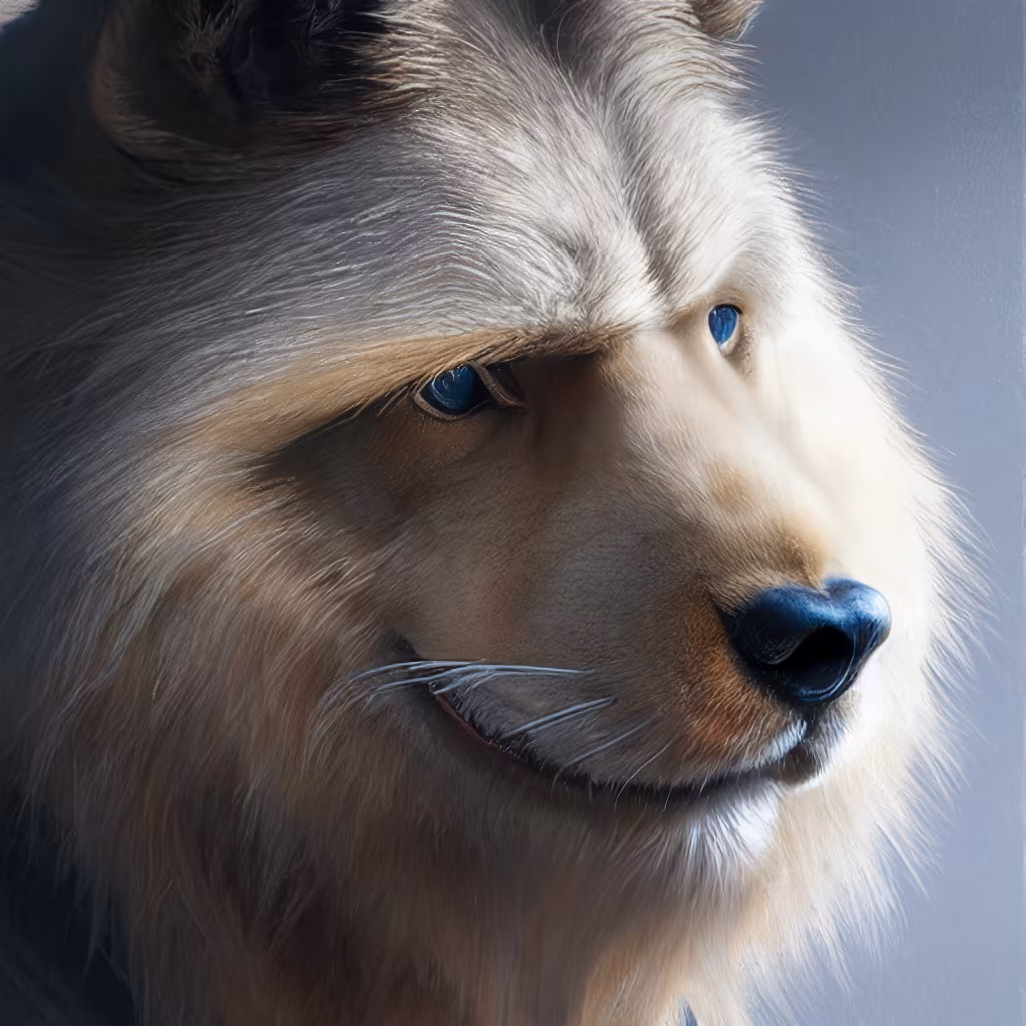 Adorable Furry Creature Collection: Furry Wolf 0284