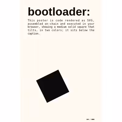 bootloader: selfie #164