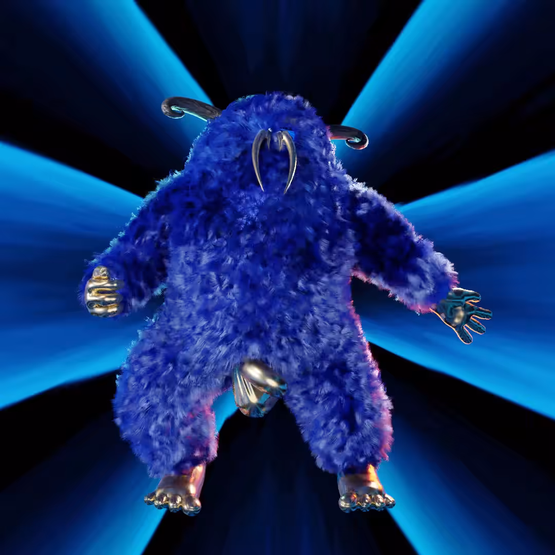 Cryptid 1 - MegaBeast in blue