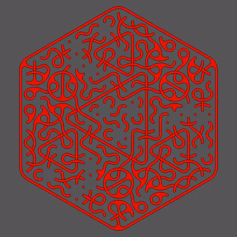 Threefold Symmetry - Dark Variations #69