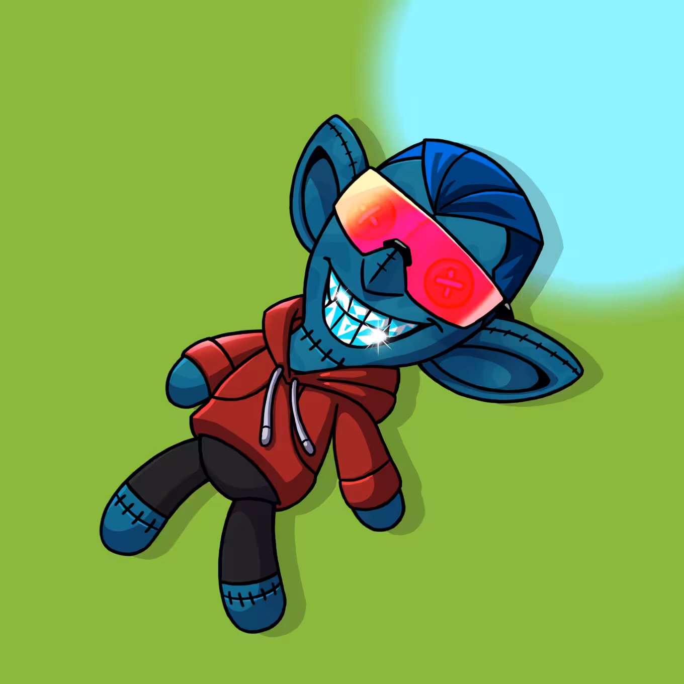 #4668 Sneaky Vampire Teddy