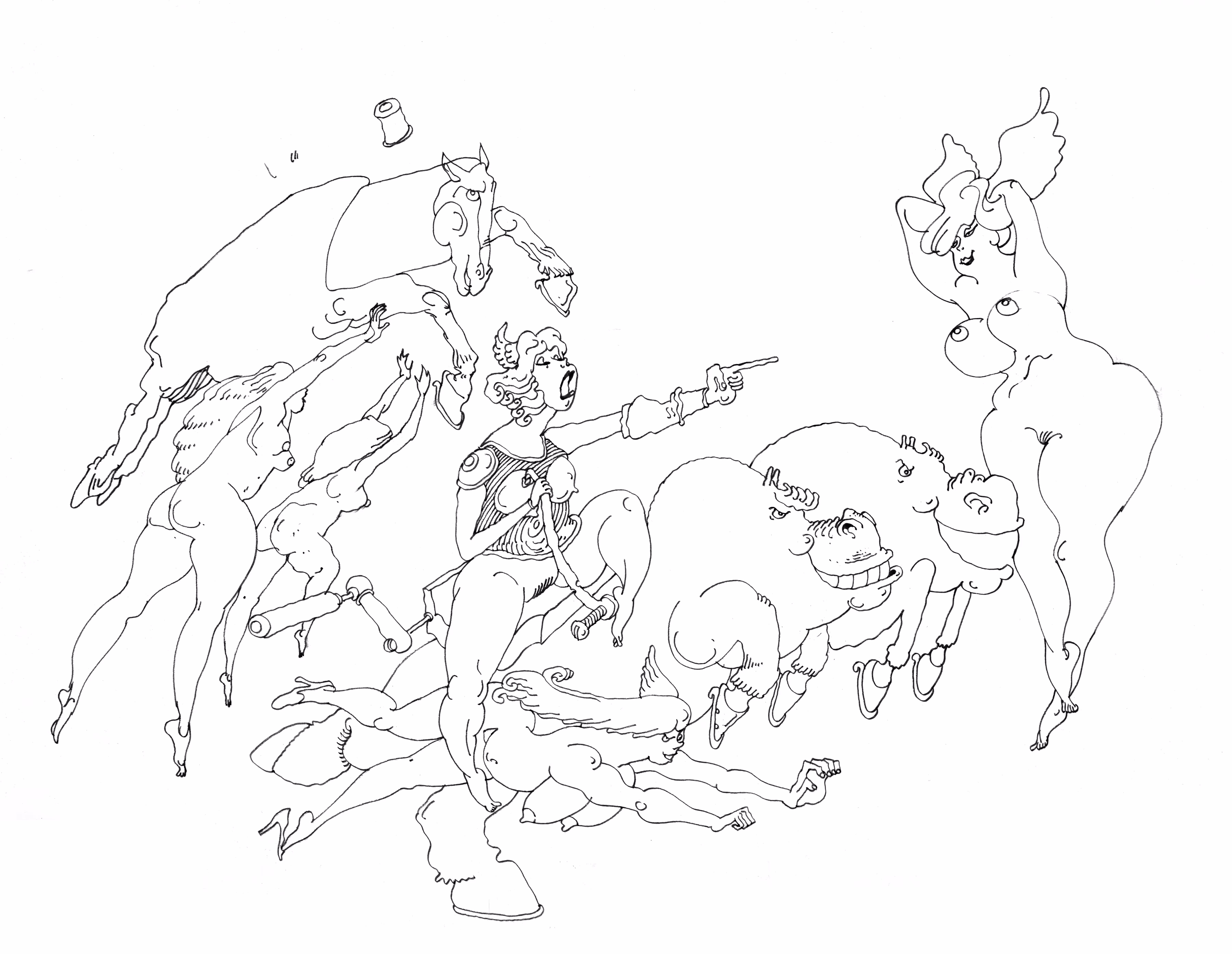 Opera Curiosa cycle – sketch 3