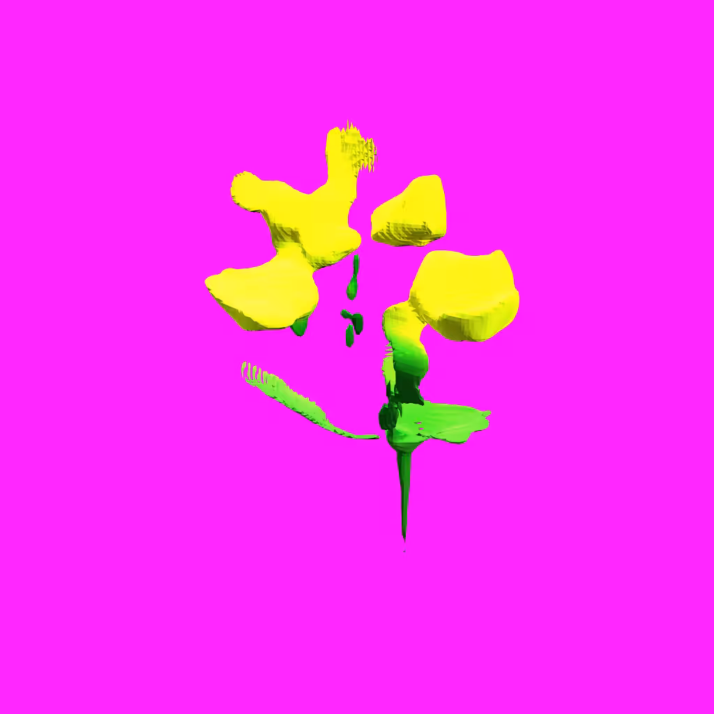 banana flowers | GLB