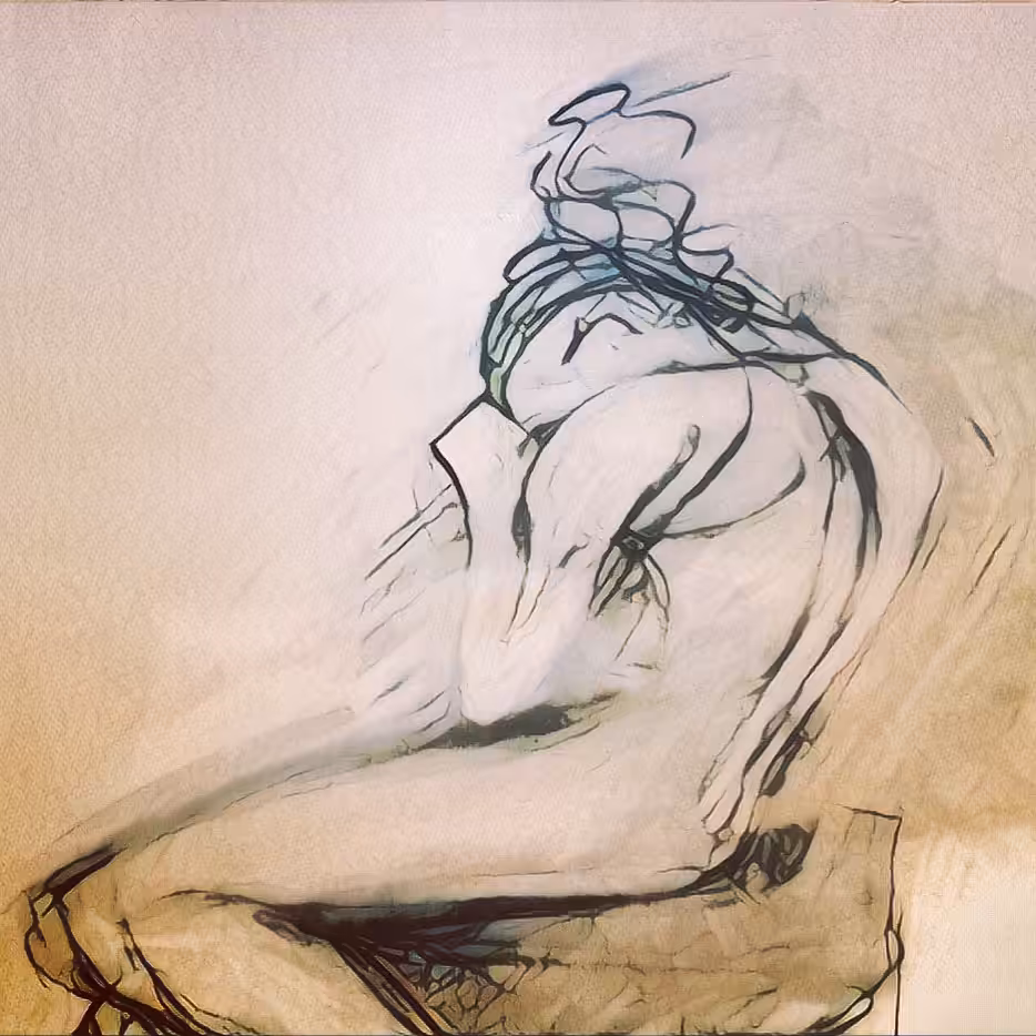 Christina in charcoal 