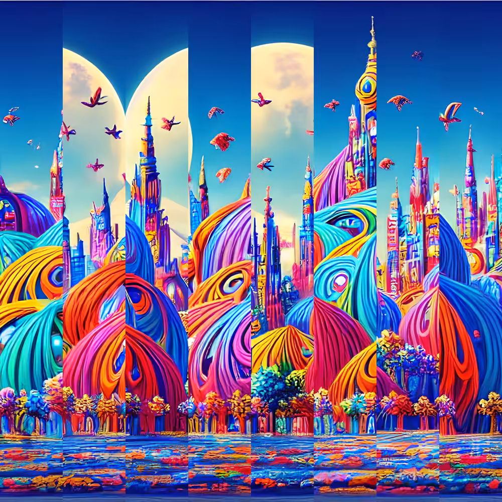 AI Psychedelic Candy #11
