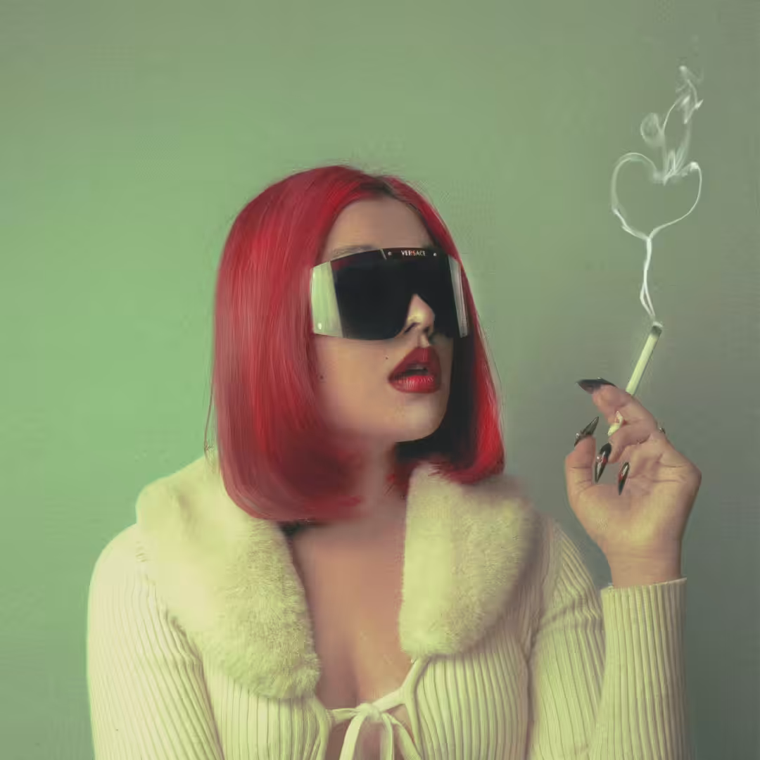 smoking my heart out