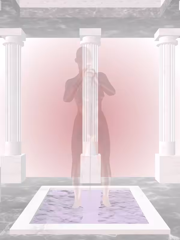HeavenComputer: The Fading Cheering Bright Red Woman #126