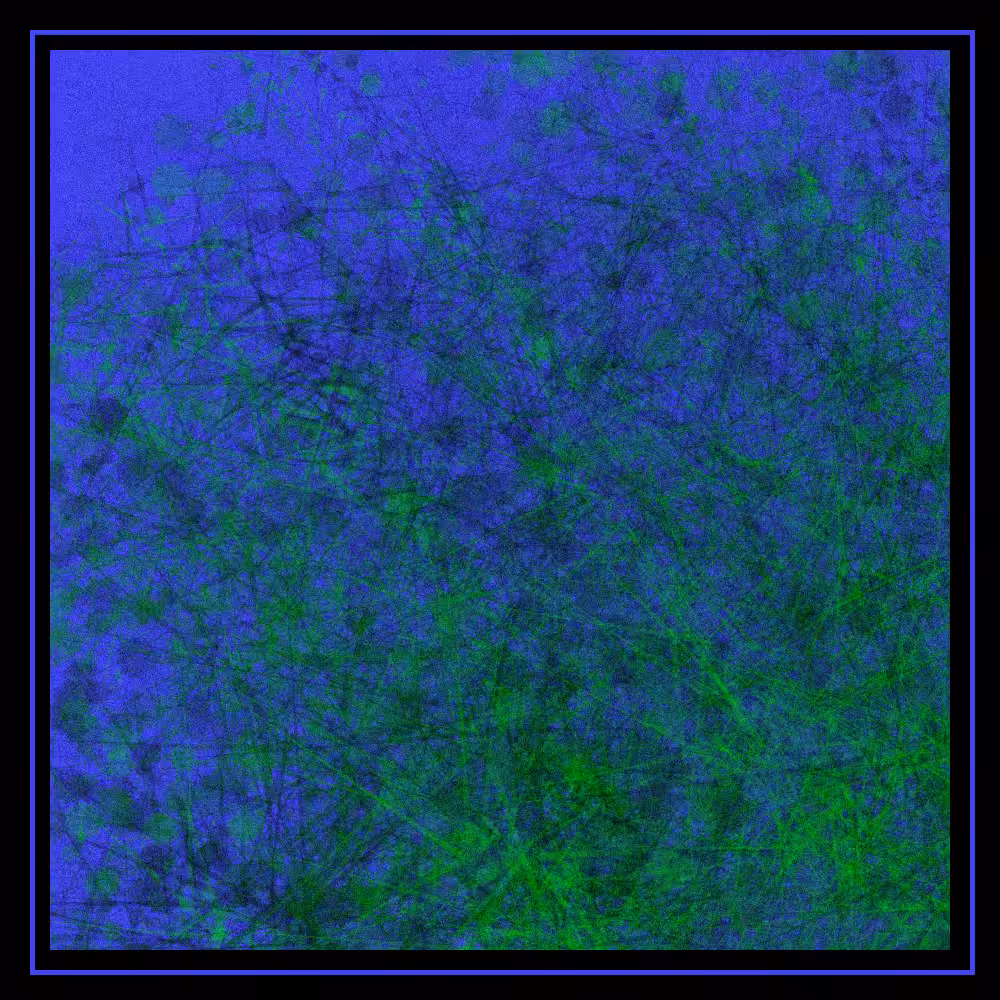 Abstract painting - vegetation #14
