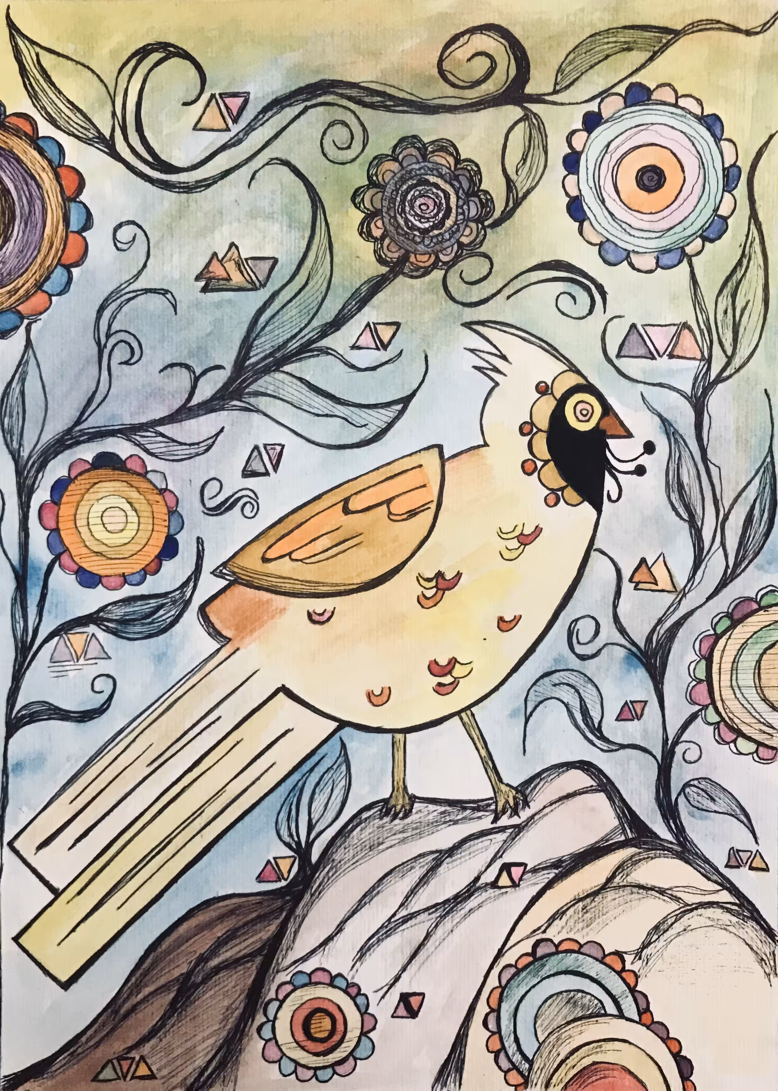 The bird is in love