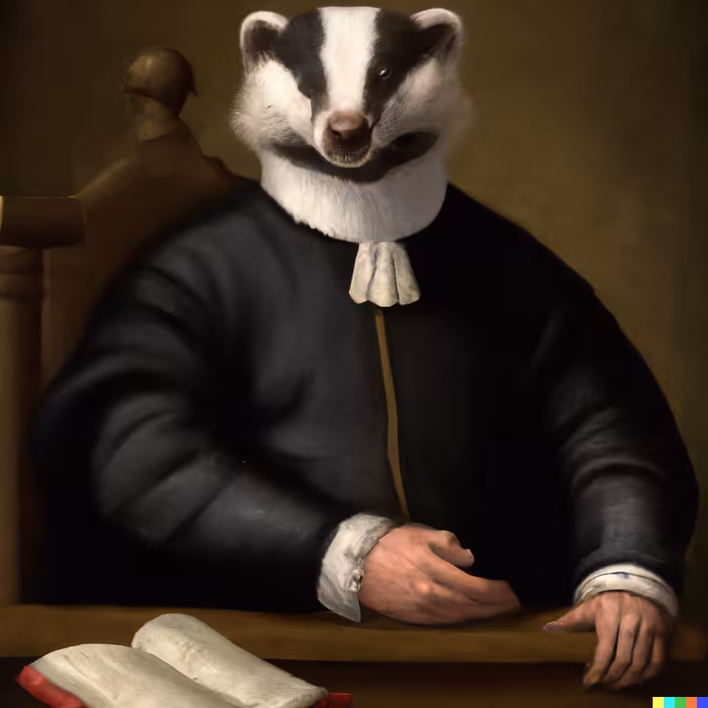 Badger in Chambers