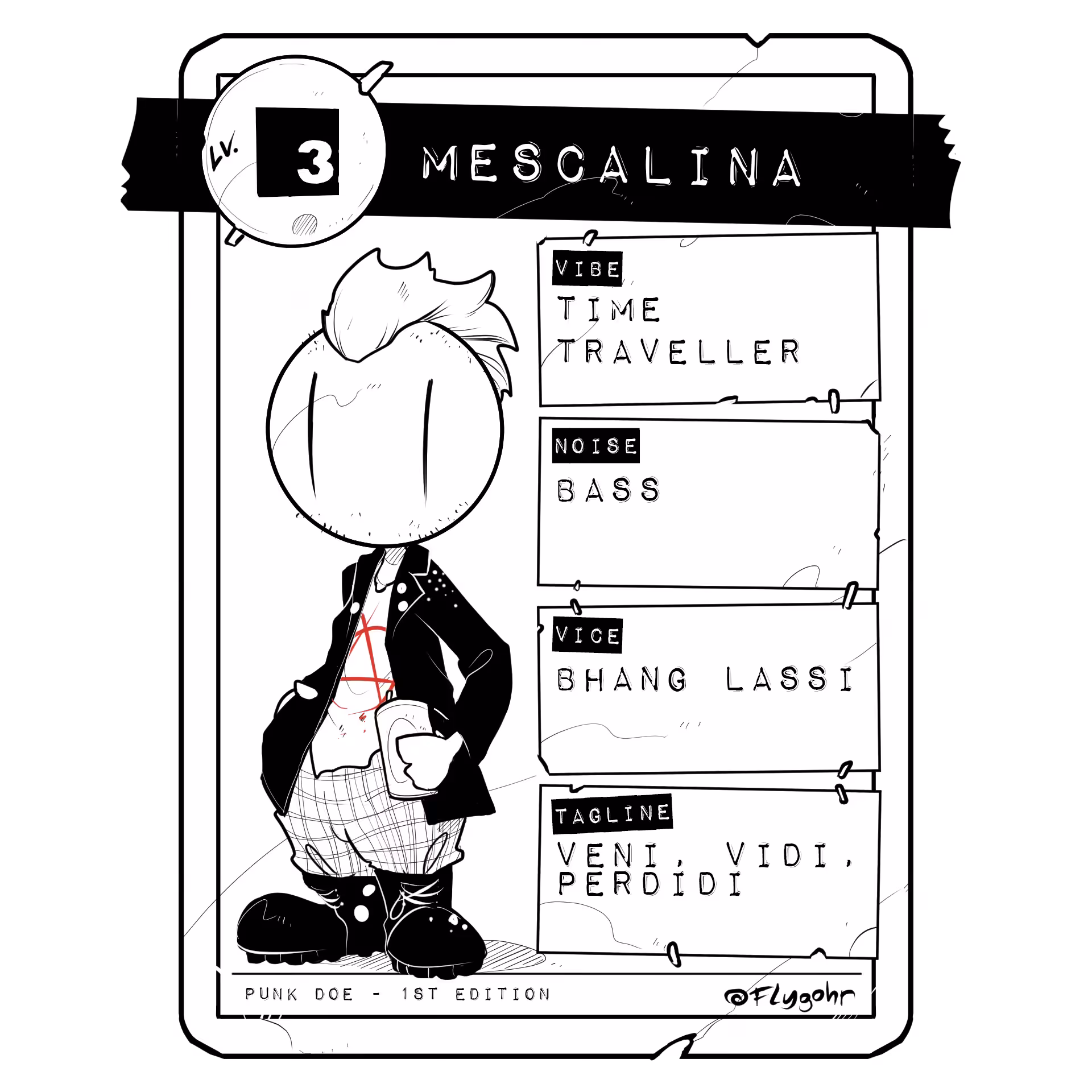 Lv. 3 MESCALINA | CUSTOM PUNK DOE #10