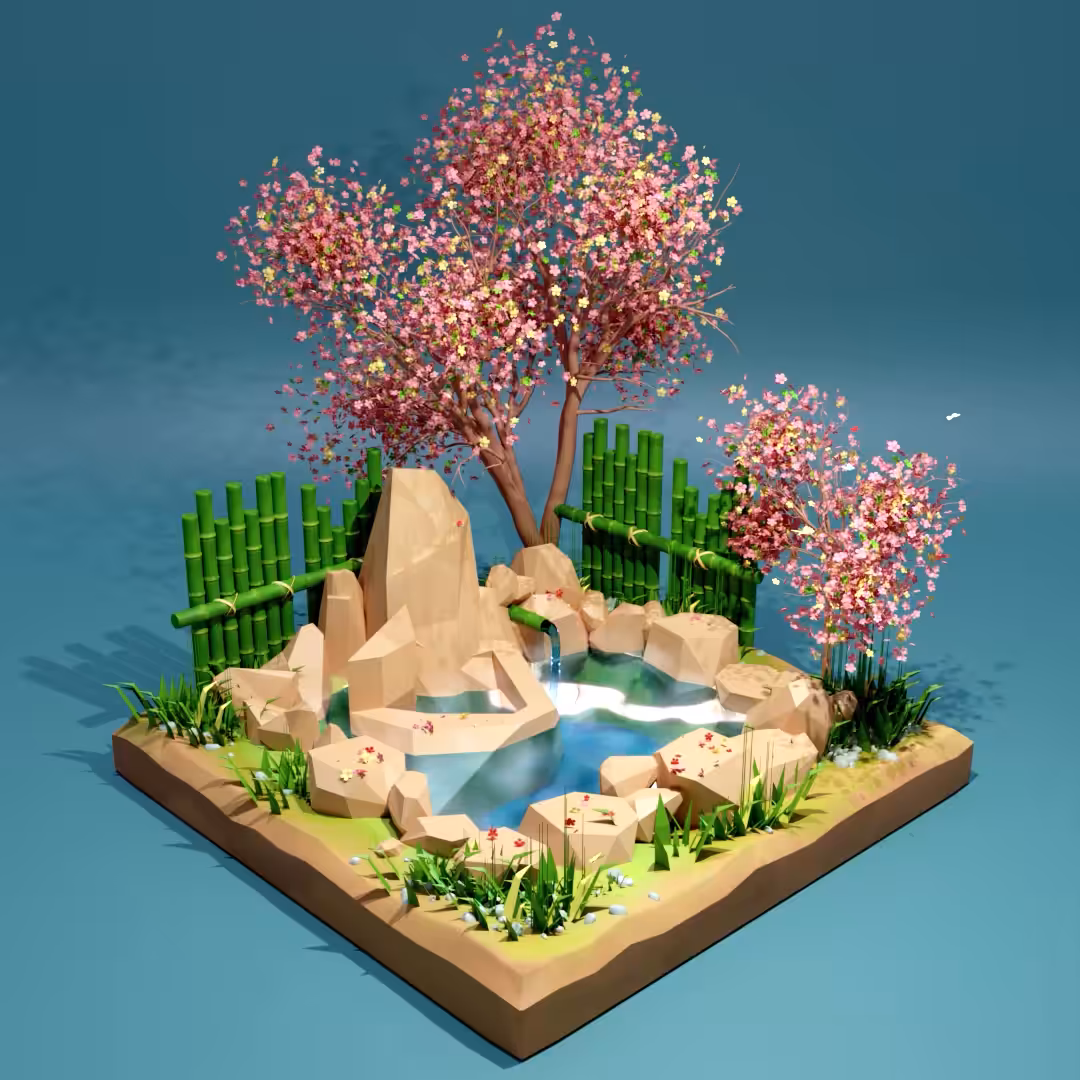 Oriental Water Spring