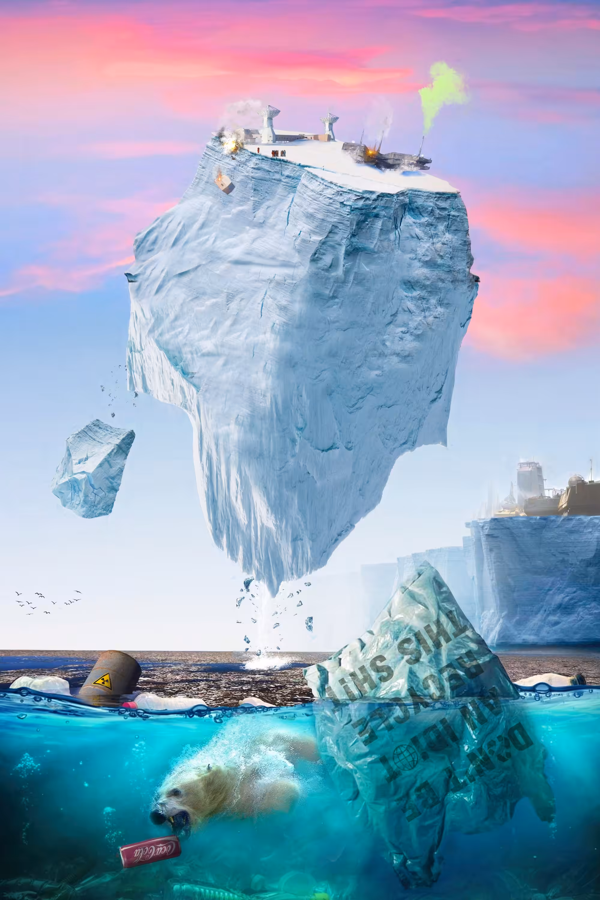 Floating Iceberg