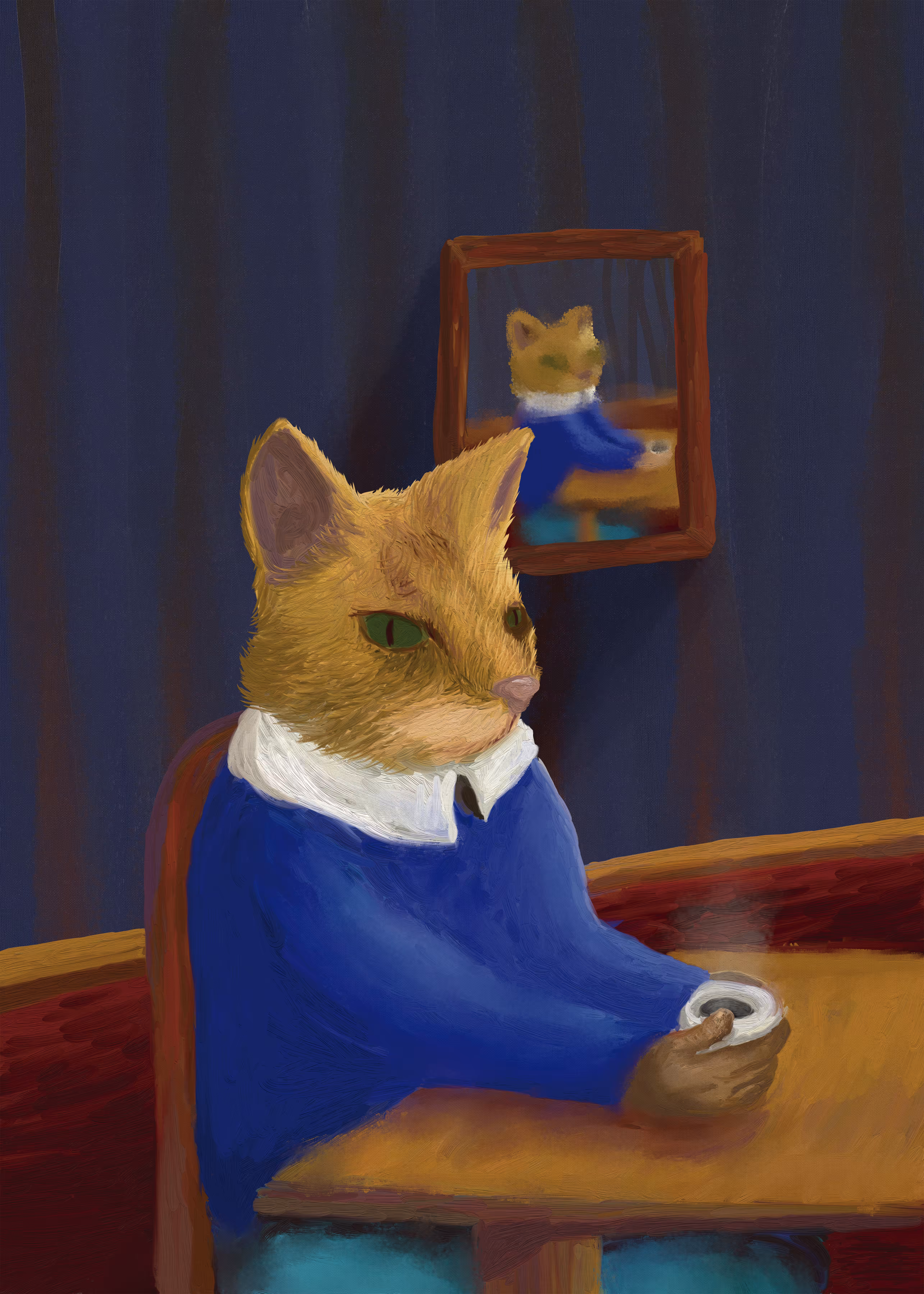 coffee to the cat