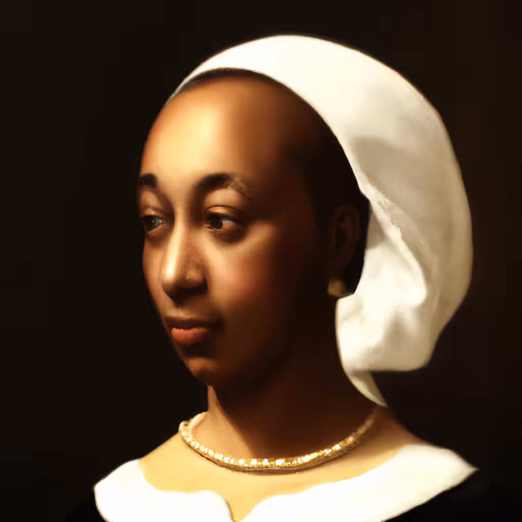 'Girls in Galleries with Pearl Earrings': Photograph #40