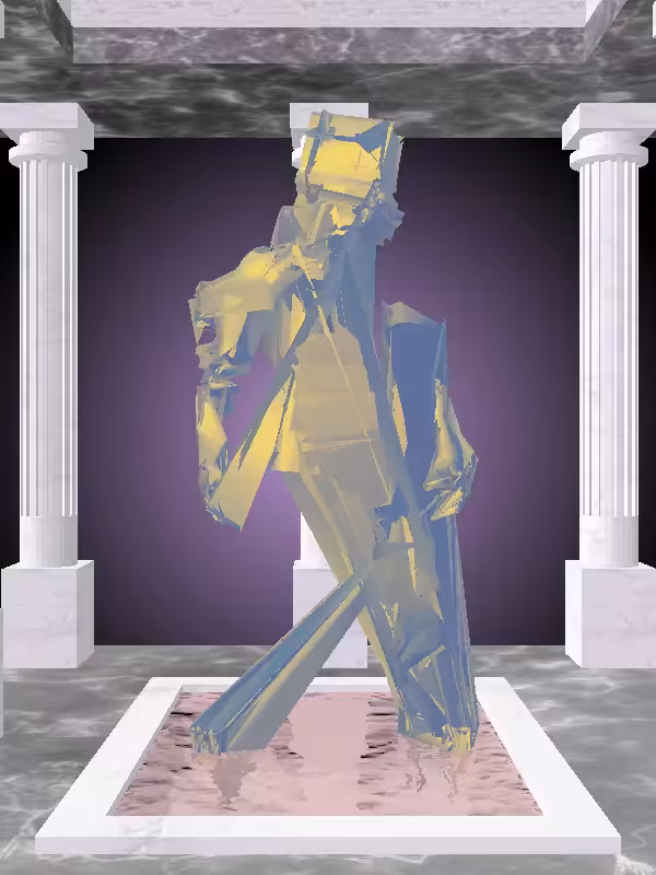 HeavenComputer: The Shooter Sunlit Cobalt Man #4707