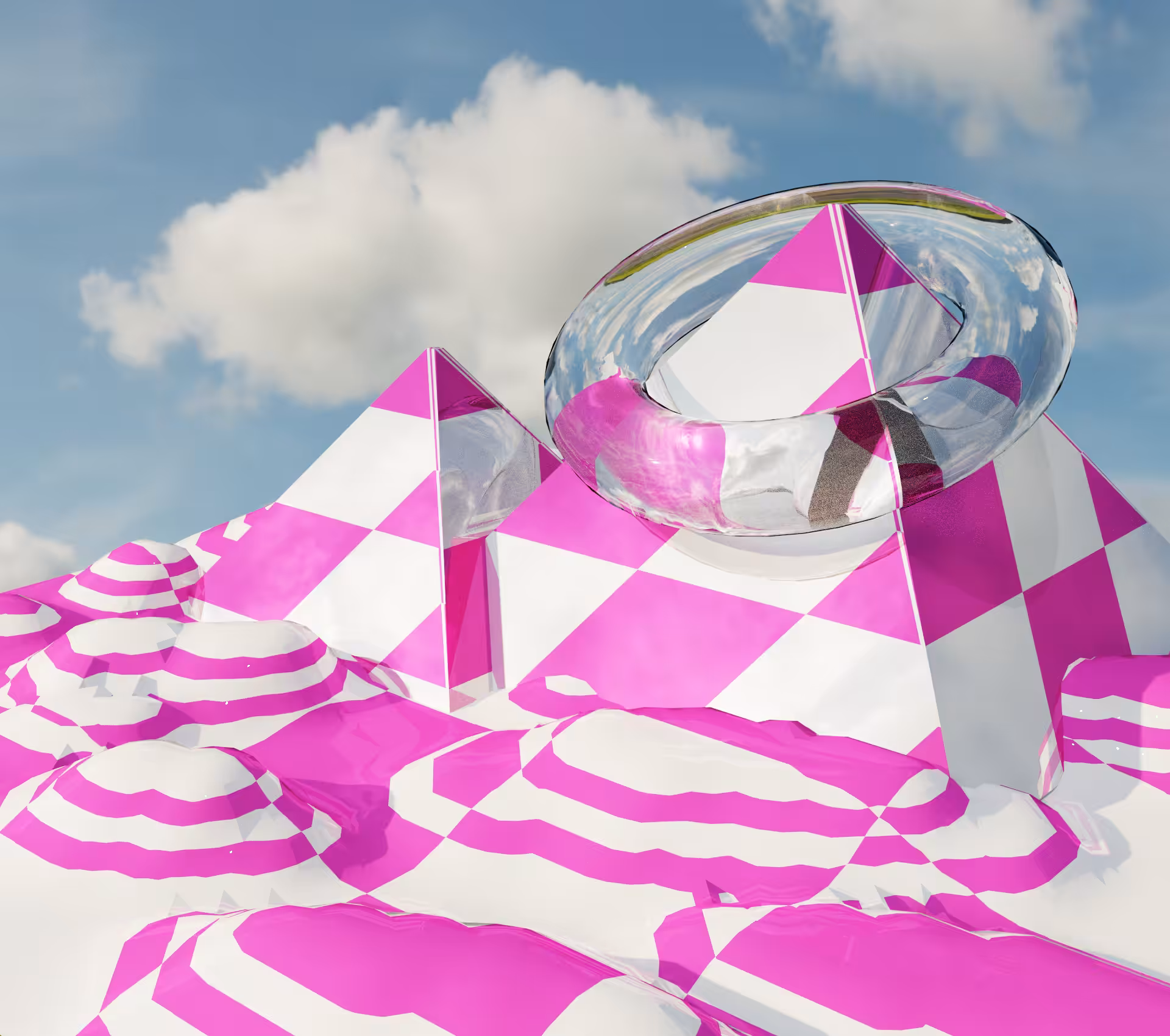 Pink Pyramids