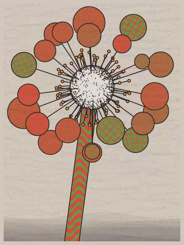 Abstract Dandelion #1