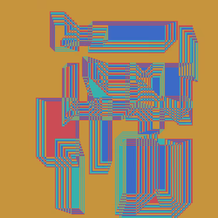 Superimposed Rectangles #6