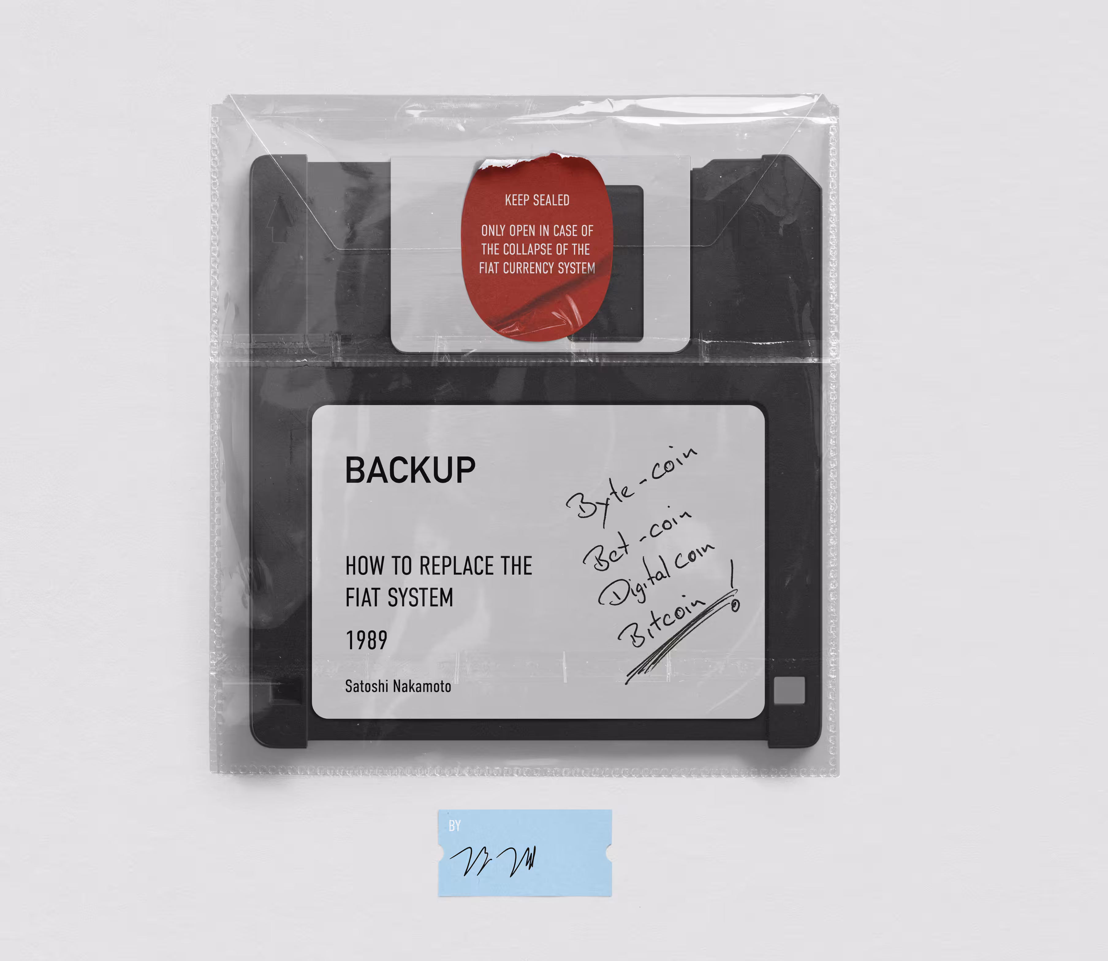 Bitcoin Backup Disk - 1989