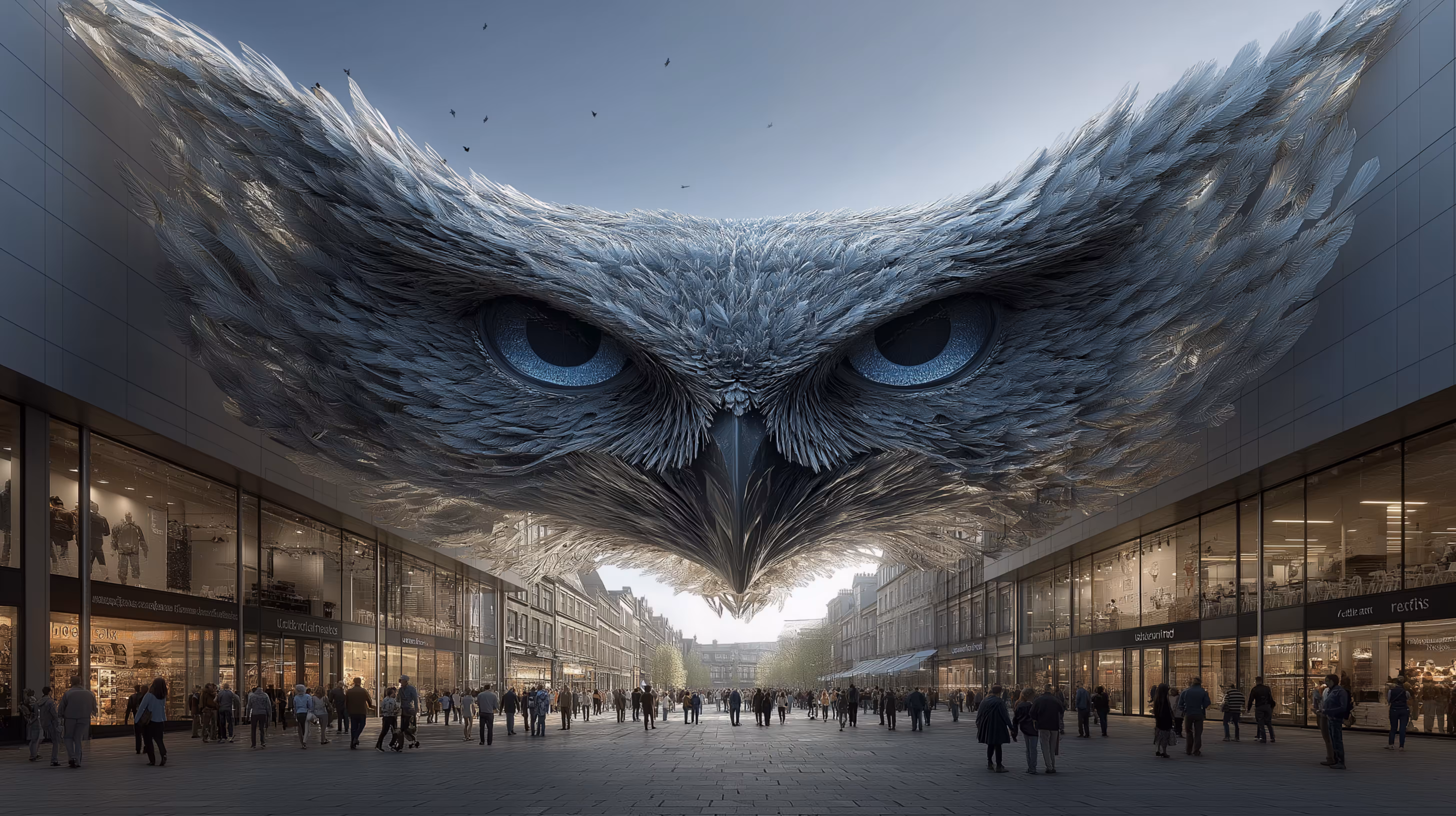 „The Watcher Above the City”