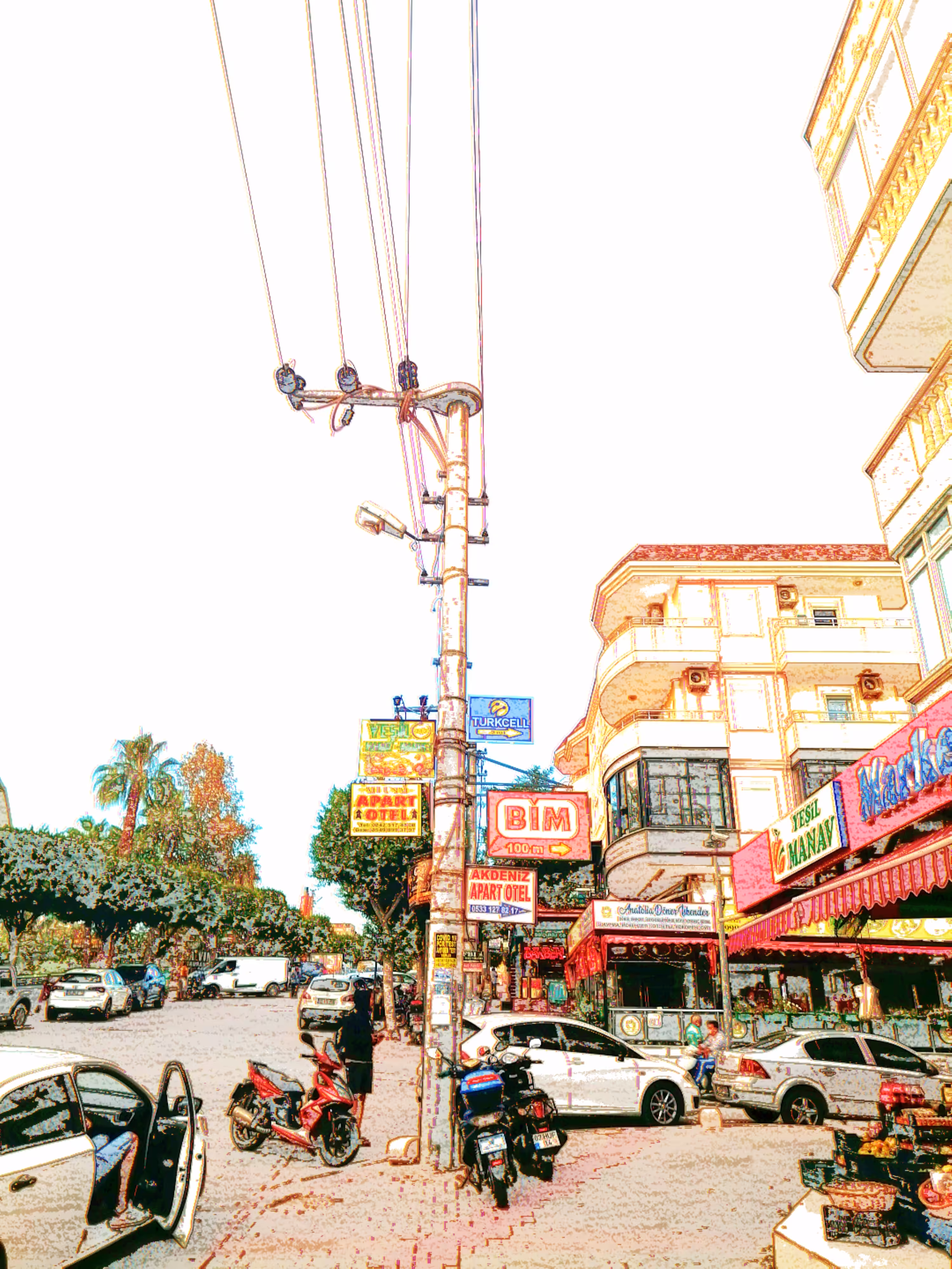 Walking around the city