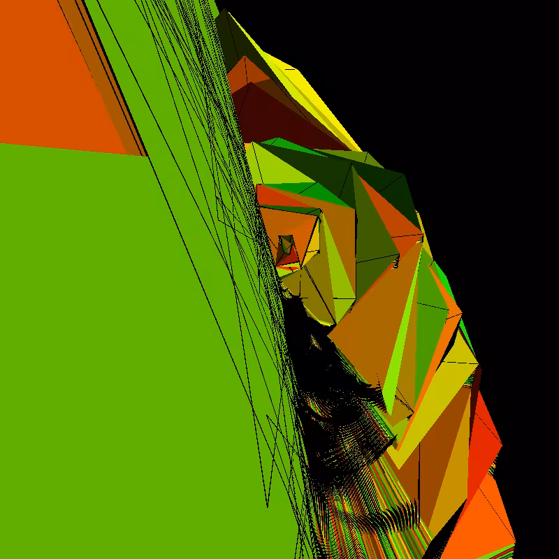 p5.js Descending a Staircase #3