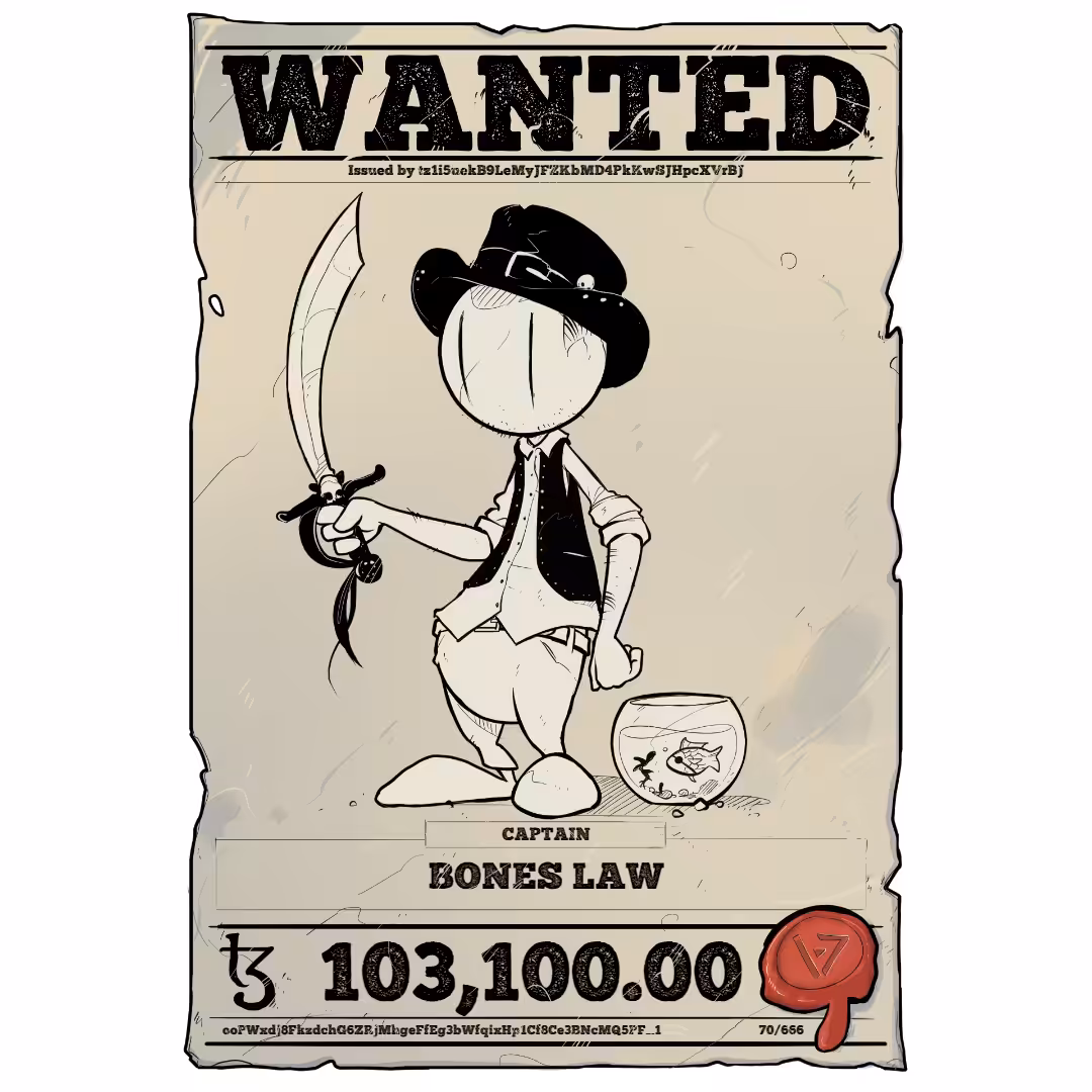 BONES LAW | TEZOS PIRATE 70/666