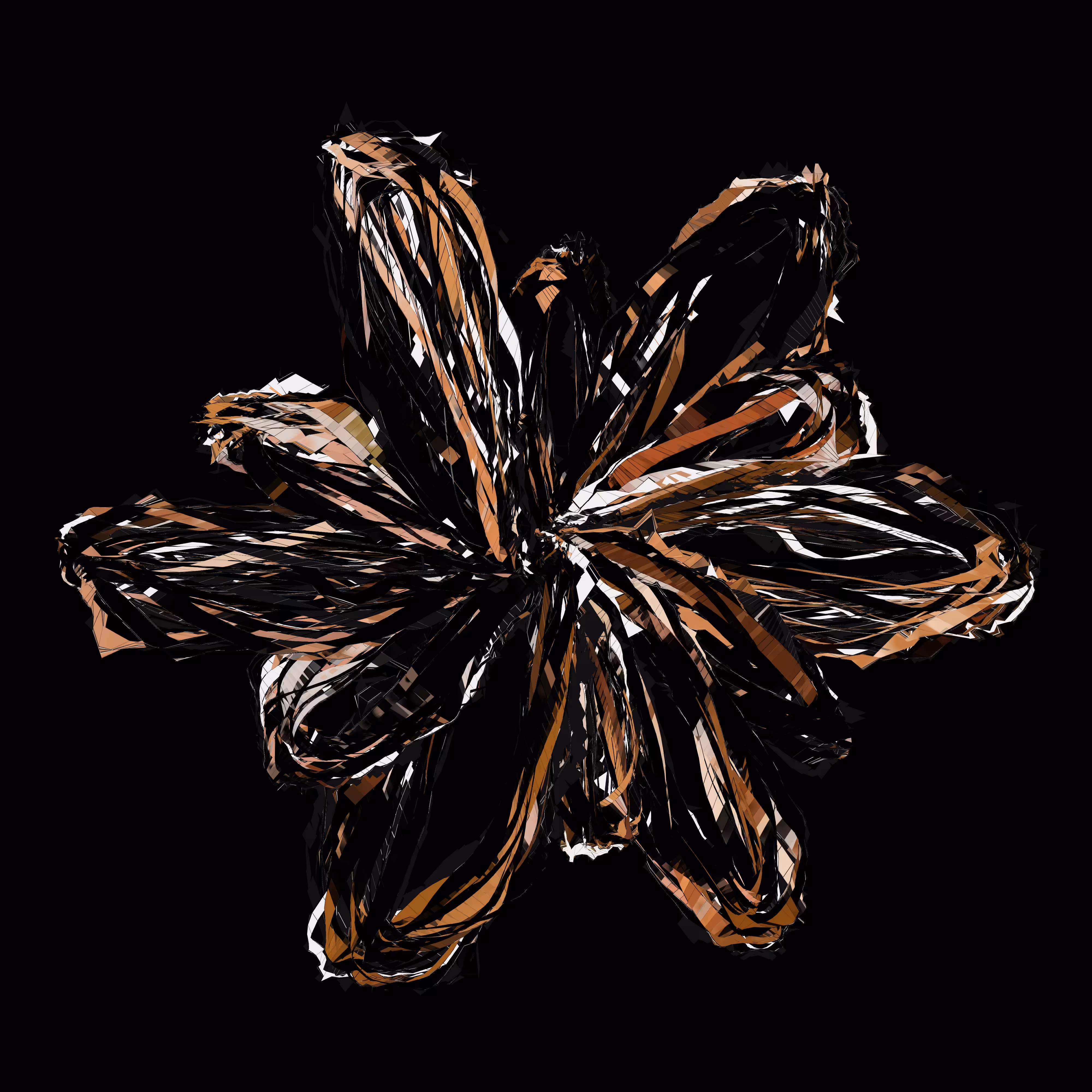 ribbons.flower.bronze