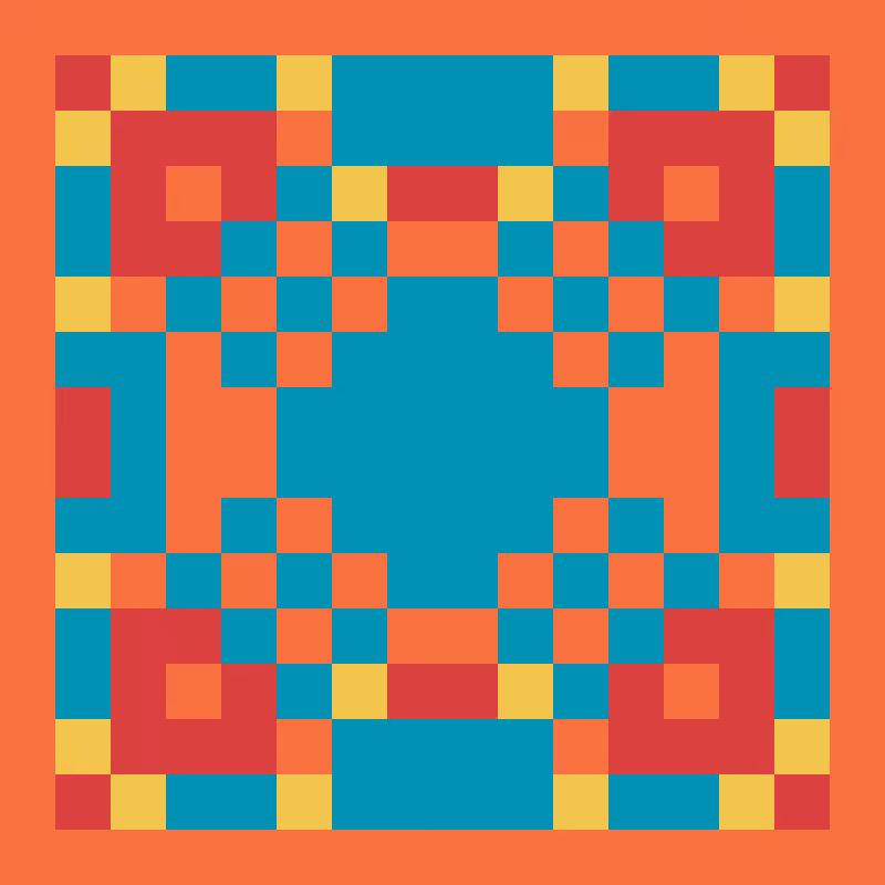 Pixel Mandala #104