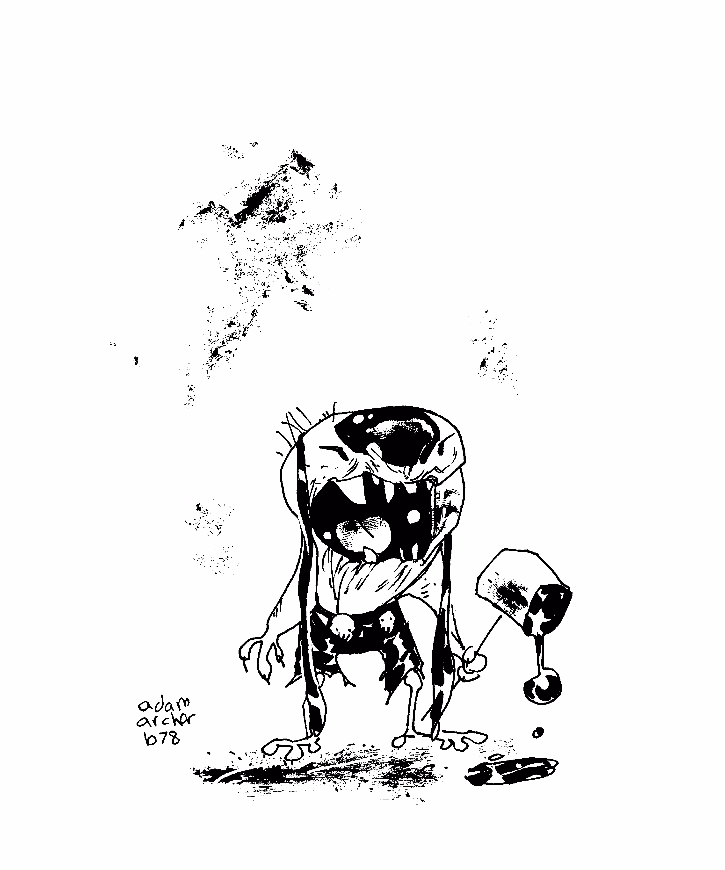 adam archer's doodles: black series 078