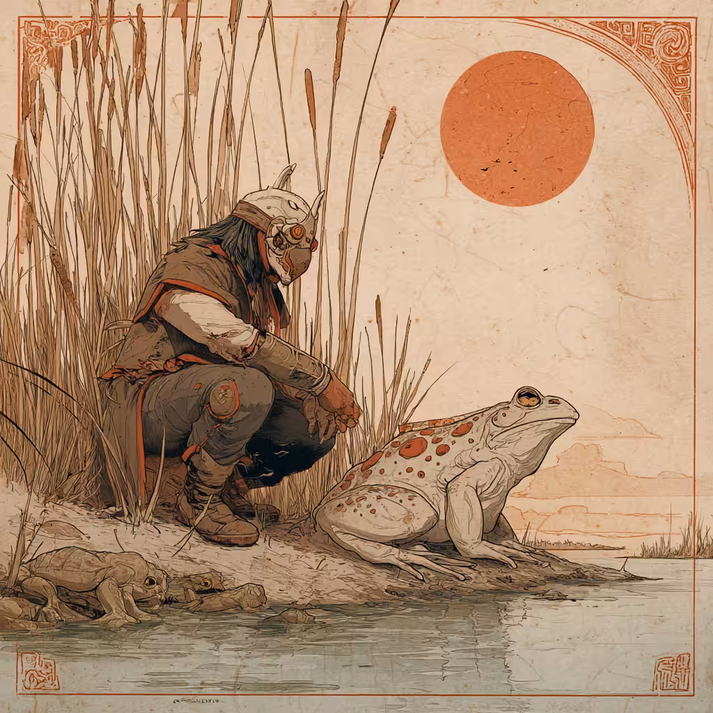 The Traveler and the Frog