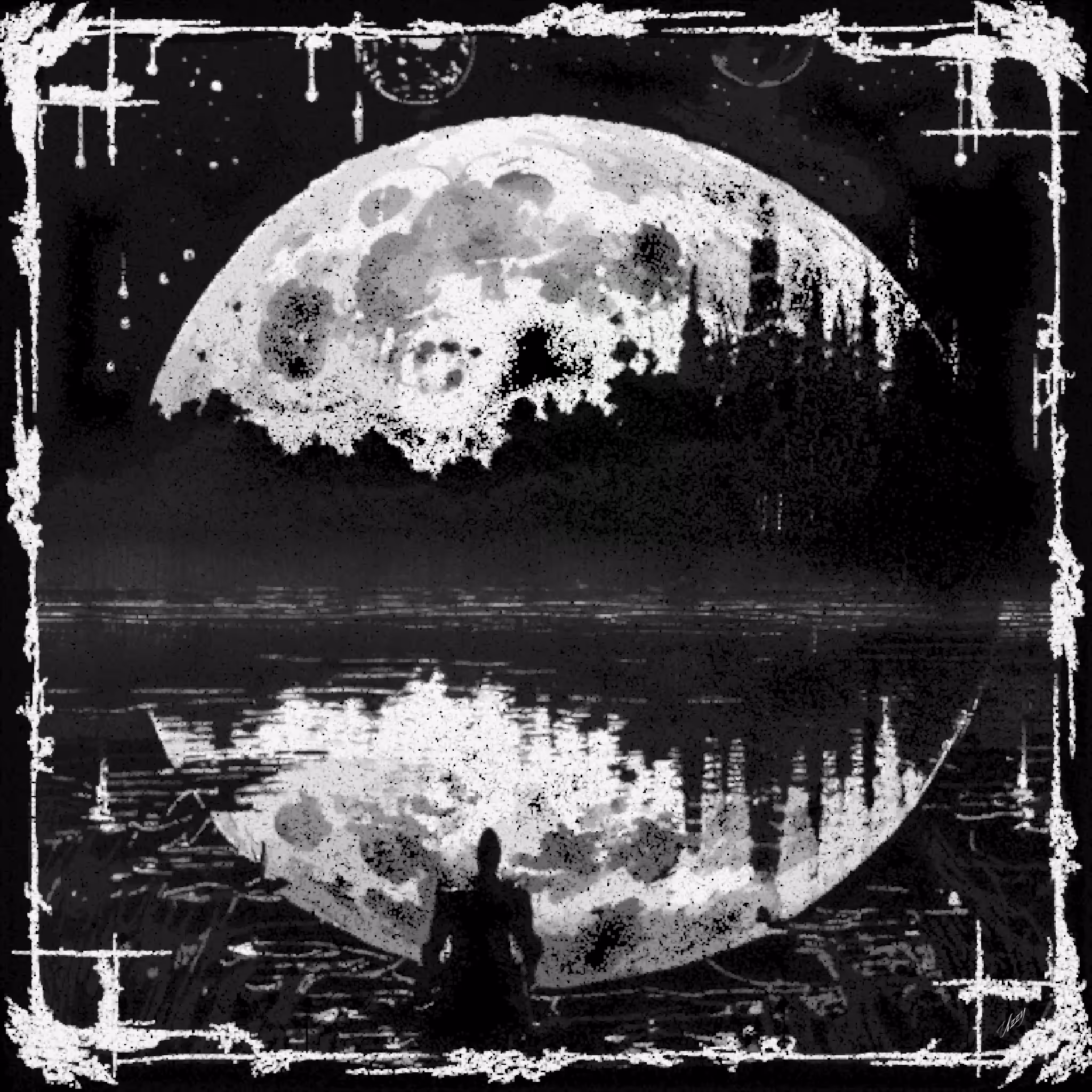 Talking to the moon - dots