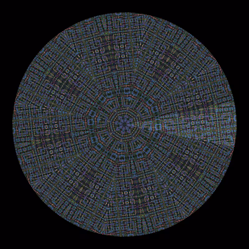 Binary kaleidoscope #2